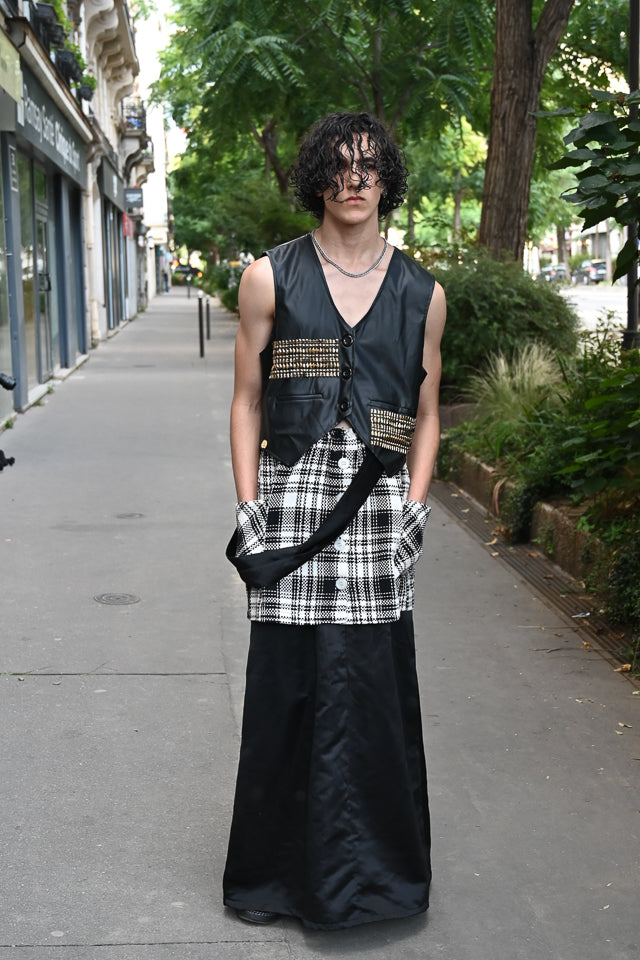 Unisex Long Skirt + Black Jacket
