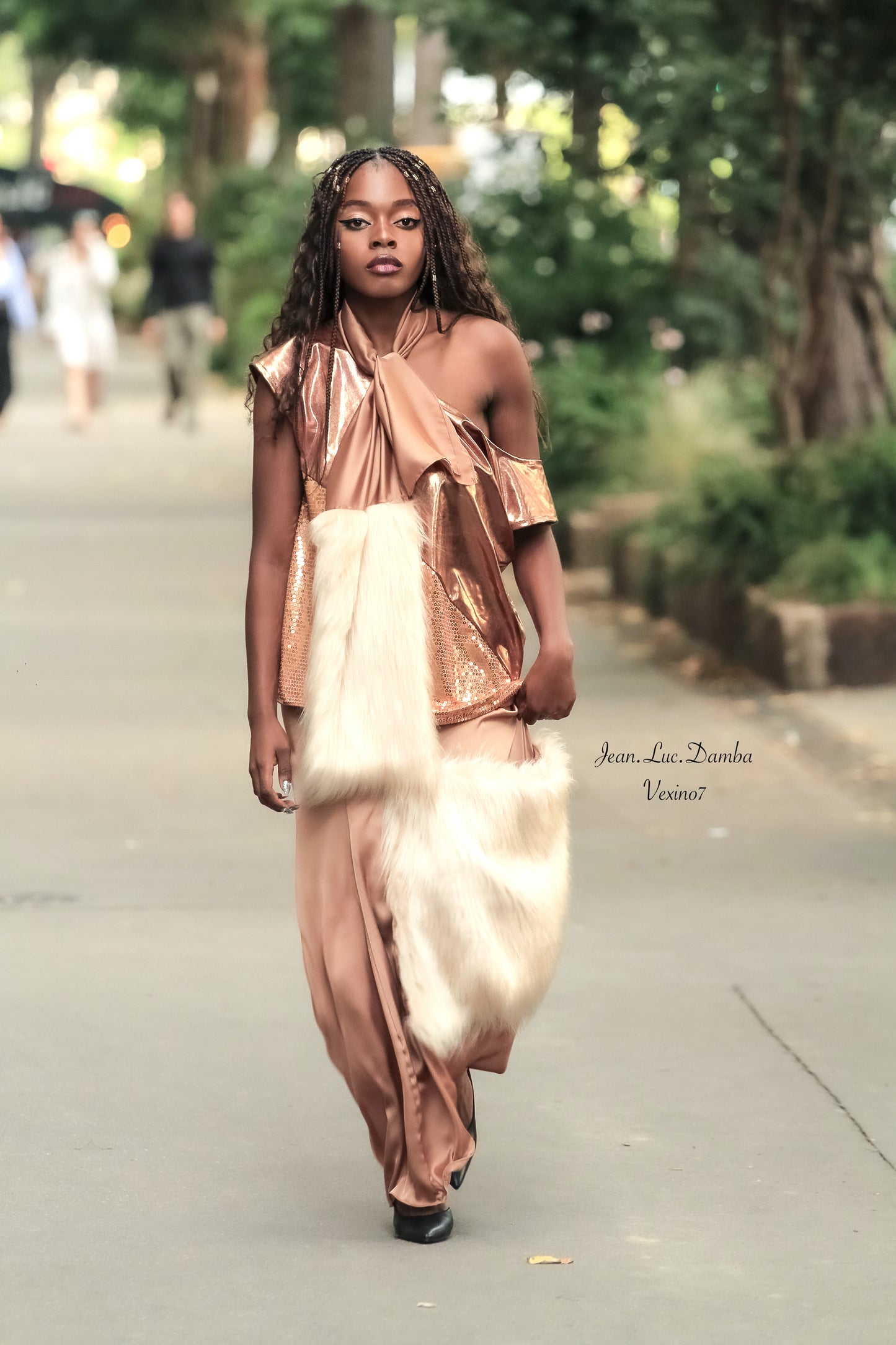 Dress + Scarf + Blouse