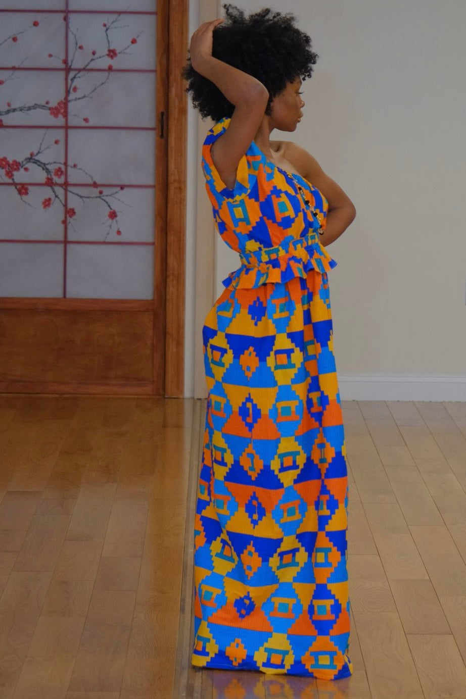 African Skirt and Tank Top Colorful