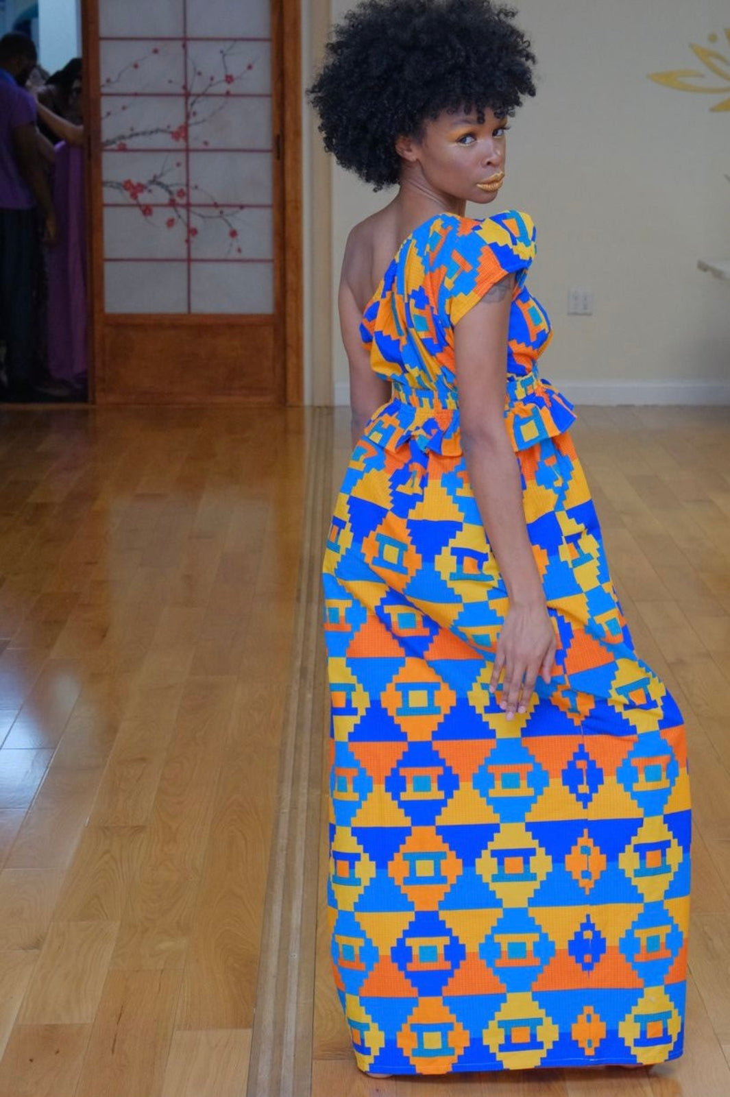 African Skirt and Tank Top Colorful